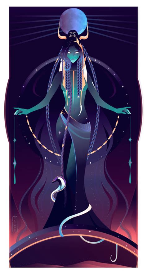 This French Artist Created Beautiful Illustrations Of Ancient Egyptian Gods And Goddesses