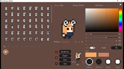 Pixel Character Creator V11 Is Ready Pixel Character Creator V11