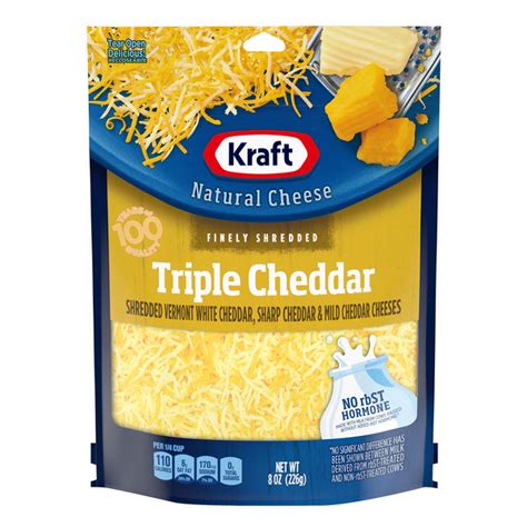 Save On Kraft Cheddar Cheese Triple Finely Shredded Natural Order