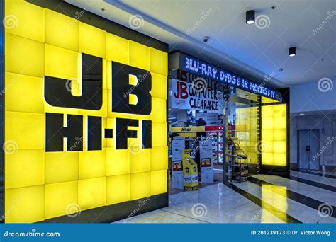 Entrance To Jb Hi Fi Store In The Chatswood Westfield Centre Editorial