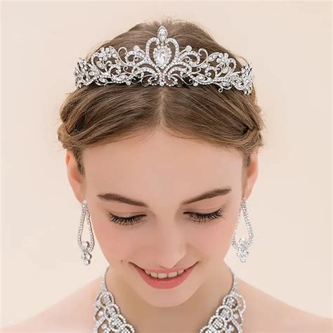 Buy Women Tiaras Crown Wedding Hair Accessories Tiara Bridal Tiaras For Brides