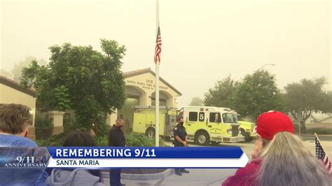 Santa Maria Fire Department Holds Remembrance Ceremonies Youtube