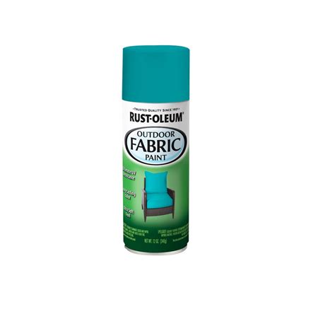 Rust Oleum 358842 Outdoor Fabric Paint Turquoise 12 Oz Toolbox Supply