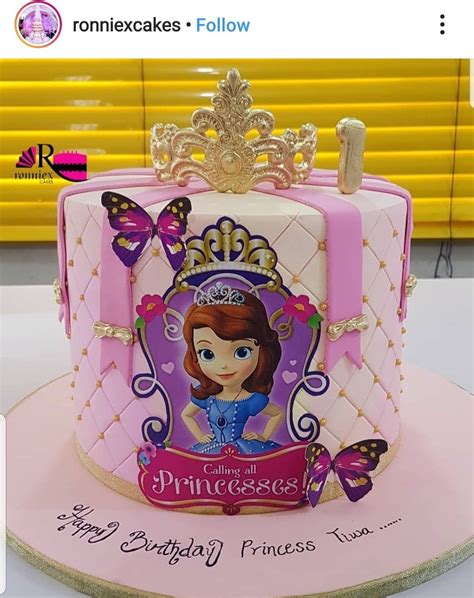 Sofia The First Birthday Cake Artofit