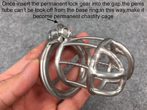 Customizable Chastity Cage Dual Lock System Stainless Etsy Uk