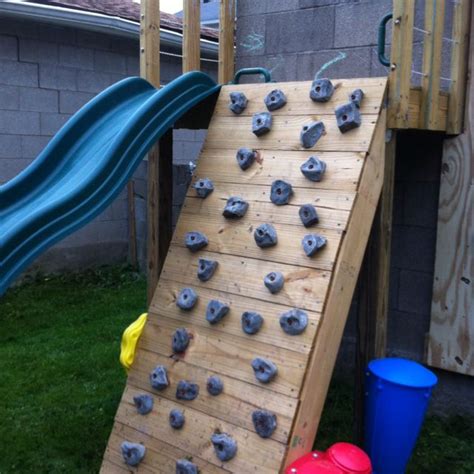 Diy Climbing Wall This Would Be A Great Idea For Jeff To Do On The