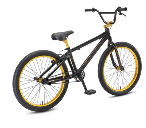 Se Bikes So Cal Flyer 24 Bmx Bike Stealth Mode Gold Ano Bikecraze