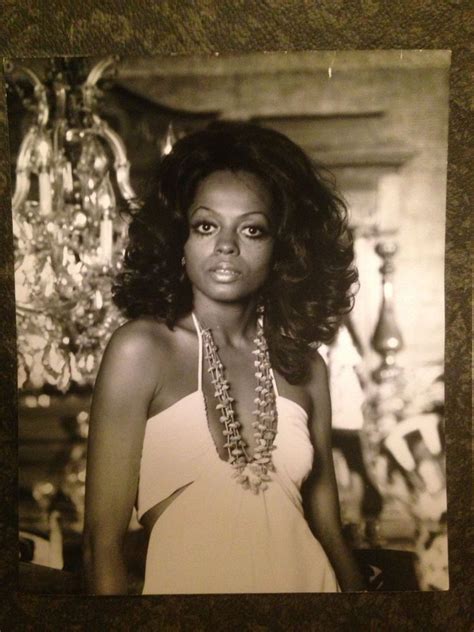 Vintage Original Press Photo Diana Ross By Langdon Studio Posed Vintage