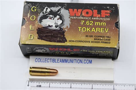 762x25mm Tokarev Wolf Performance Fmj Nny 762 Tt