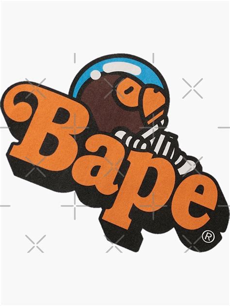 Bape Sticker For Sale By Acocodesign Redbubble