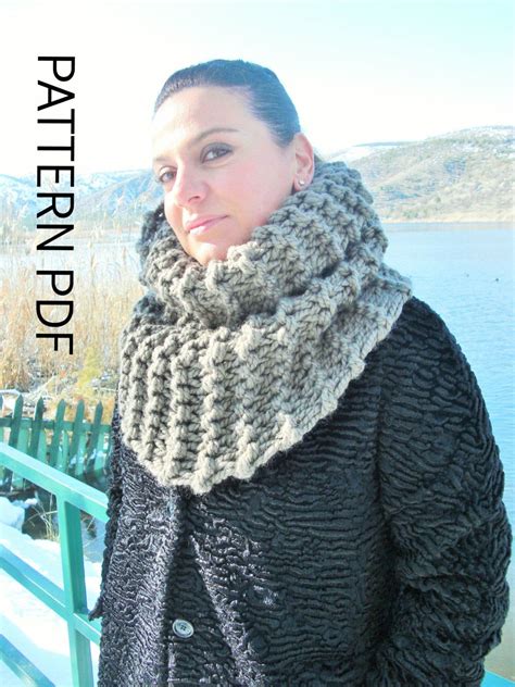 Knitting Pattern Outlander Inspired Claire S Cowl Thick Knit Fashion