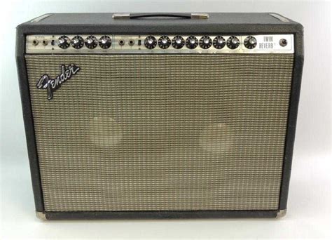 Vintage Fender Twin Reverb Amplifier With Jbl Speakers