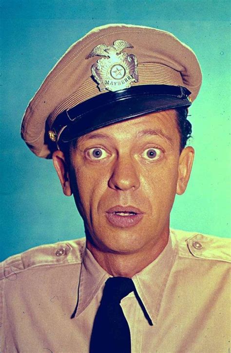 comedic genius don knotts as the endearingly hyper deputy barney fife on the andy griffith show