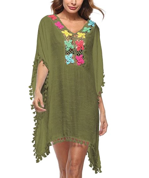 Buy Women S Swimsuit Cover Ups Tassel Crochet Beach Dress Bohemian