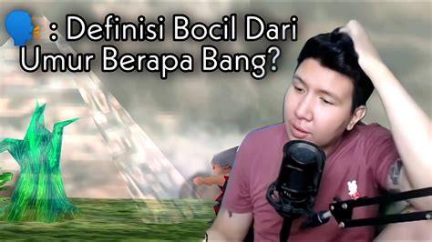 Definisi Bocil Menurut Bang Brando Windah Basudara Youtube