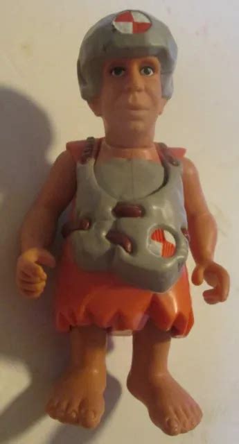 Flintstones Movie Crash Test Barney Rubble Action Figure 1993 Mattel 9