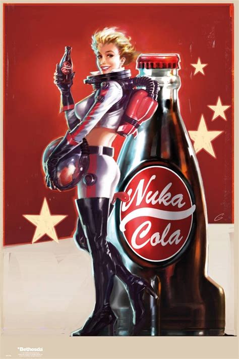 Køb Fallout 4 Nuka Cola Advert Maxi Poster 61 X 915cm