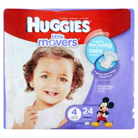 Huggies Little Movers Diapers Size 4 24 Diapers