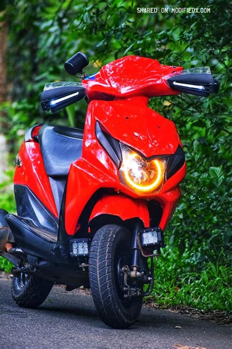 Honda cl400 by urban rider | bike exif. Modified Honda Dio with Angel eye lights - ModifiedX