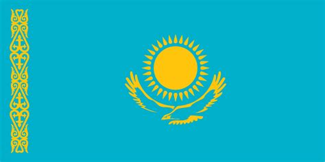Kazakhstan Flag Image Free Download Flags Web