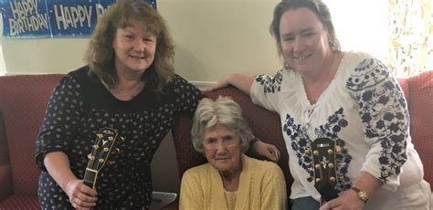 Elderly Residents Enjoy A Singalong For Care Home Open Day