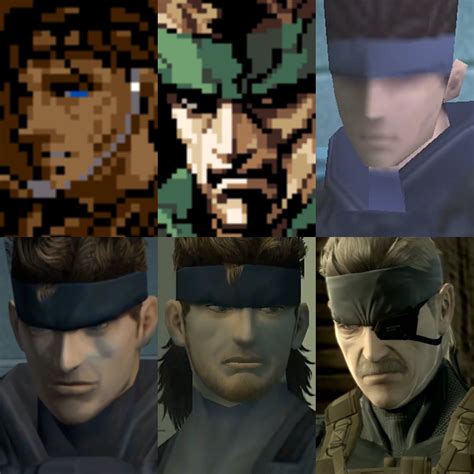 The Evolution Of Solid Snake Metalgearsolid