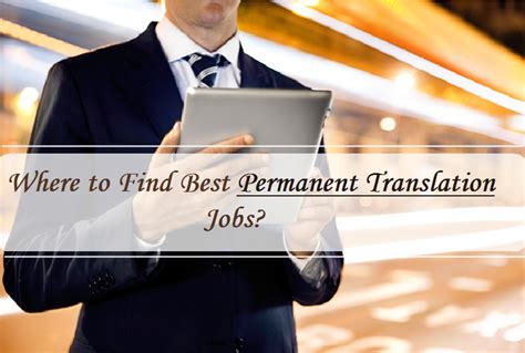 Where To Find Best Permanent Translation Jobs Translation Jobs Job
