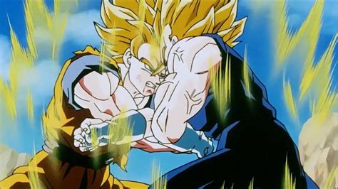 Ssj2 Goku Vs Ssj2 Vegeta Best Fight Scene Youtube
