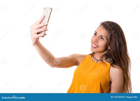 Let Me Take A Selfie Stock Image Image Of Latina Adult 73775579