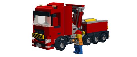 Lego Instructions Motrice 4 Assi Con Gru Livrea Mercedes Truck