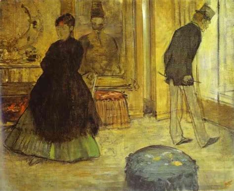 Edgar Degas Interior With Two People Intérieur Avec Deux Personnages