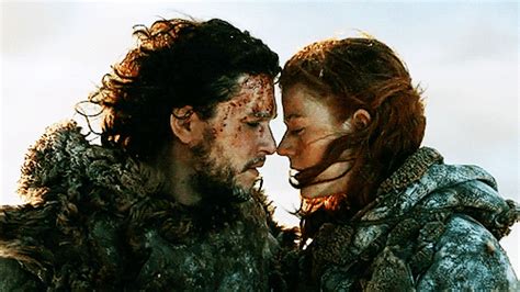Jon Snow And Ygritte Fall In Love Happy Moments On Game Of Thrones Popsugar Entertainment