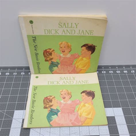 Vtg 1962 Sally Dick And Jane New Basic Reader Book Set Teacher Edition