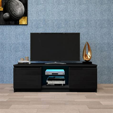 Modern Tv Stand For 55 Inchs With Flat Screen Cabinet And Entertainment