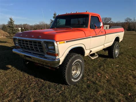 Lifted 1977 Ford F 150 4x4 Custom Pickup Truck 8900 Obo For Sale