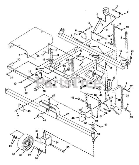 gravely 45405 gravely 60 deck for gear drive pro master mower mower frame parts lookup with