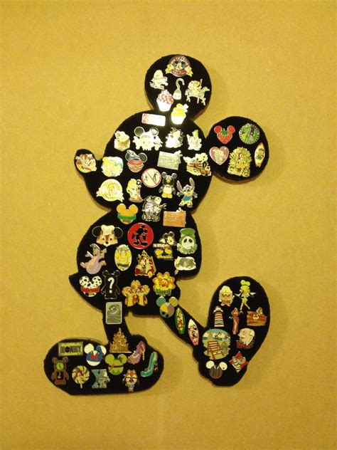Disney Mickey Mouse Pin Display Board Showcase By Pindisplaysplus