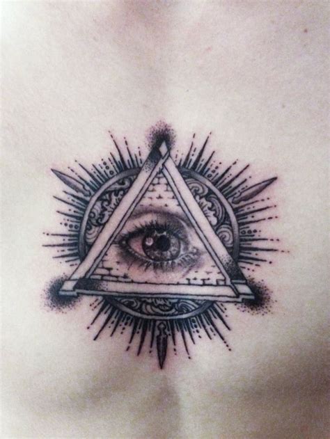 Eye Back Tattoo All Seeing Eye Palm Tattoo All Seeing Eye Tattoo Art