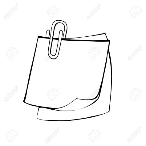 Paper Clip Drawing At Getdrawings Free Download
