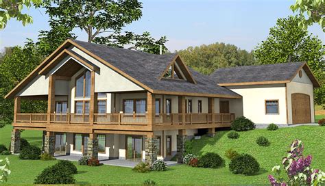 Plan 35520gh Mountain House Plan With Finished Lower Level In 2021