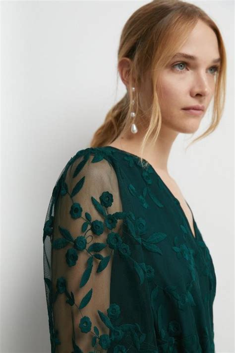 Dresses Floral Embroidered Wrap Bridesmaid Dress Coast