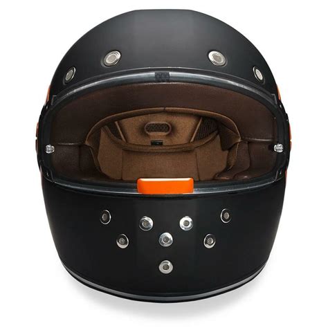 $29.99 $39.99 you save 25% ($10.00). Daytona Helmets Retro DOT Approved Bike Dull Black Orange ...
