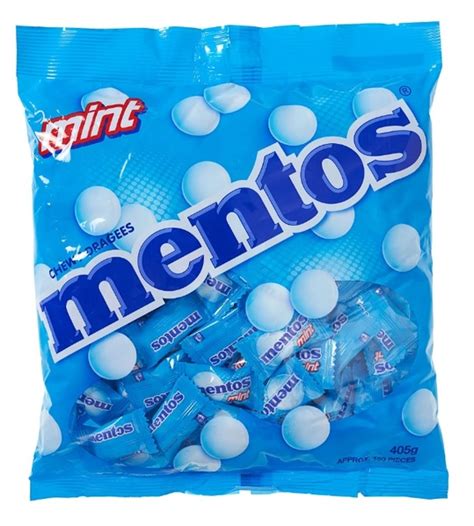 Mentos Mint Individually Wrapped 405g 150 Pieces Shop 10000 Party