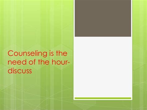 Counselling Ppt