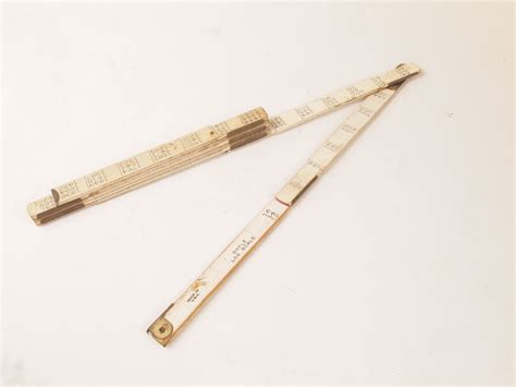 Lufkin 524 42″ Folding Log Rule Doyle Scale Working Tools Vintage