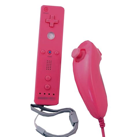 Amazon Com Newisland Pink Nunchuk Remote Game Controller Bundle For