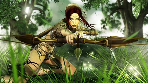archer, Warrior, Art, Artwork, Fantasy, Weapon Wallpapers HD / Desktop ...
