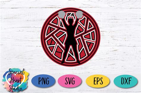 Hand drawn decorative vector design element. LAYERED CHEERLEADER MANDALA CUT FILE SVG - SPECIAL HEART ...
