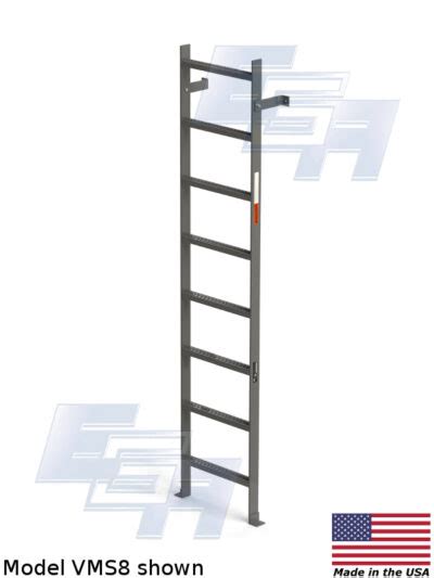 Steel Vertical Wall Mount Ladder Mvms8 Ega Products Inc