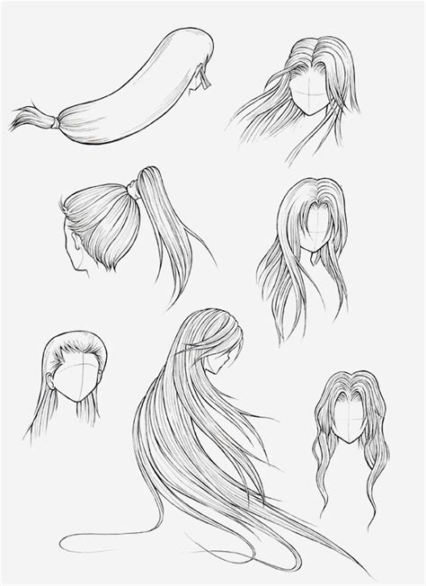 How To Draw Anime Hairstyles Hairstylescut Com